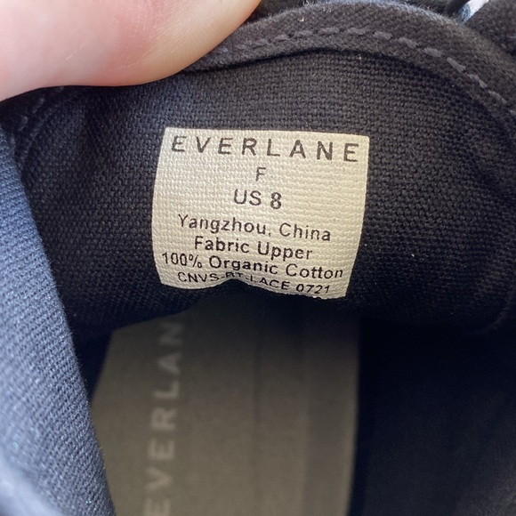 Everlane The Canvas Utility Boot Black Womens Size 8 - Picture 8 of 13